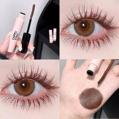 Black Brown Lash Eyelash Extension Mascara 3D Lengthening Natural Curling Eye Lashes Brush Beauty Makeup Long-wearing Mascara