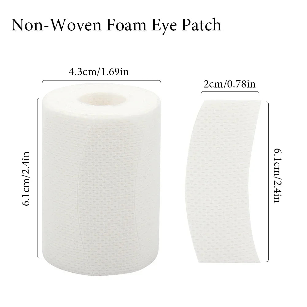 110Pcs/Roll Eye Tapes Under Eye Patches Foam Eyelash Gel Pads Adhesive Tape Eyelash Extension Stickers Eyepad Makeup Accessories