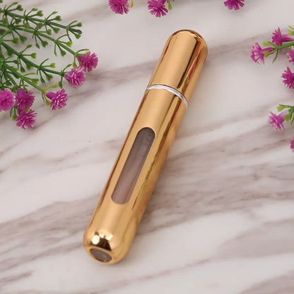 8/10ml Mini Portable Refillable Perfume Bottle Atomizer Pump Aluminum Spray Bottle Cosmetic Container Travel Makeup Tools