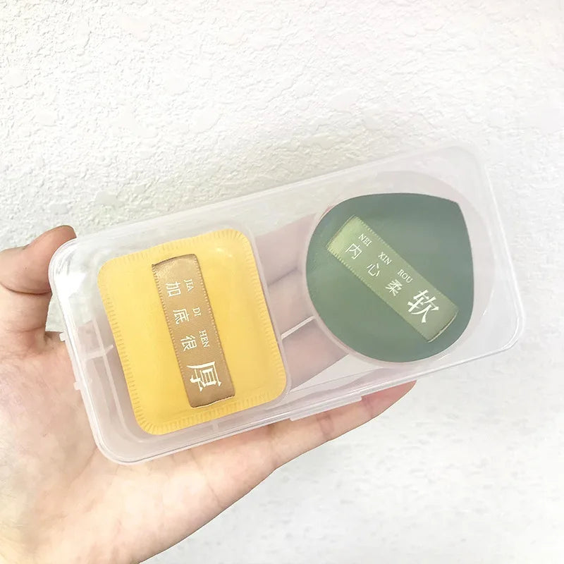 1/2Pcs Makeup Sponge Puff Set Makeup XL Powder Concealer Super Soft Elastic Cotton Face Base Make Up Cosmetic Puff Beauty Tools