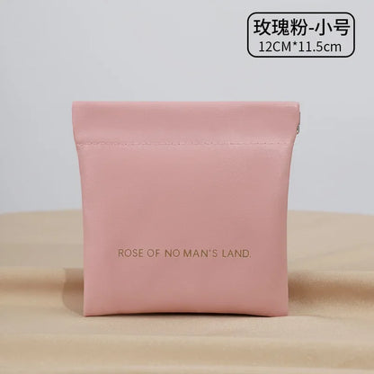 파우치 Simple Lipstick Makeup Storage Bag Women Fashion Portable Mini Key Jewelry Cosmetic Organizer Pouch Handbag Косметичка 2025