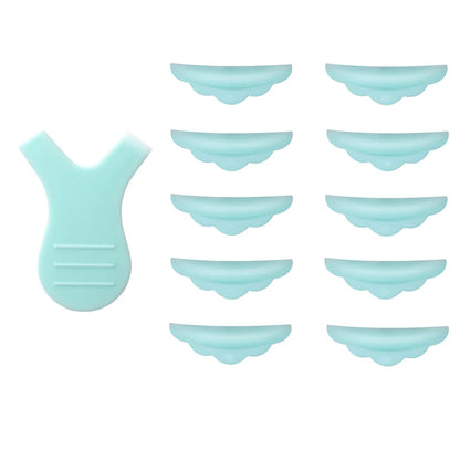5Pairs Silicone Eyelash Perm Pad Y Eyelash Brush 3D Eyelash Curler Applicator Makeup Lifting Tools Lashes Rods Shield