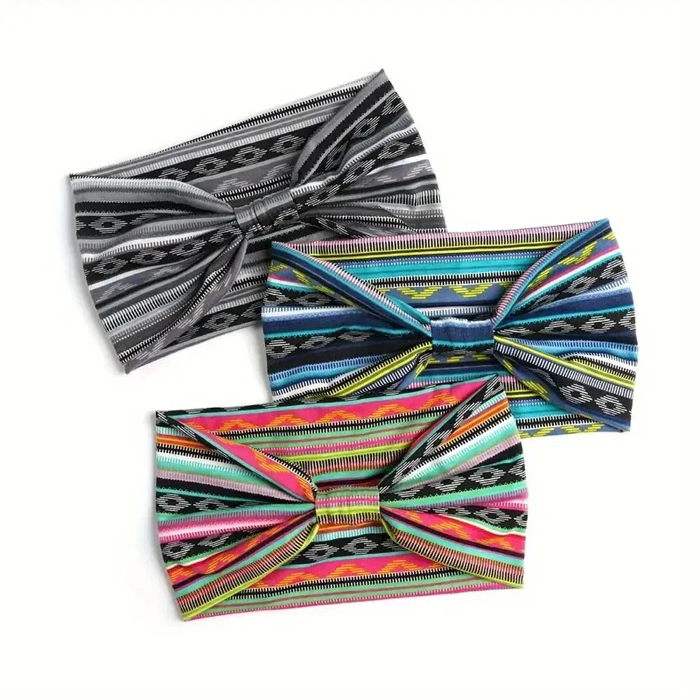 Wide Elastic Headband Hairband Pilates Yoga fitness Running Cycling Sweatband Turban Makeup Hair Hoop Makeup Headwrap for Women