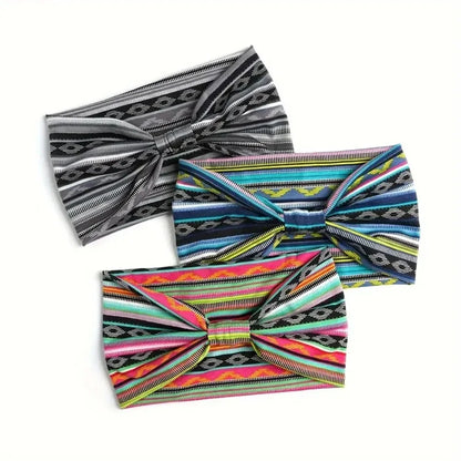 Wide Elastic Headband Hairband Pilates Yoga fitness Running Cycling Sweatband Turban Makeup Hair Hoop Makeup Headwrap for Women