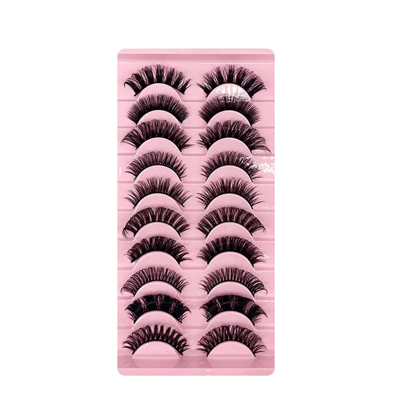 2/10Pairs 3D Mink Lashes russian strip lash Dramatic False Eyelashes Faux Cils Makeup Wholesale Fake Eyelash Extension maquiagem