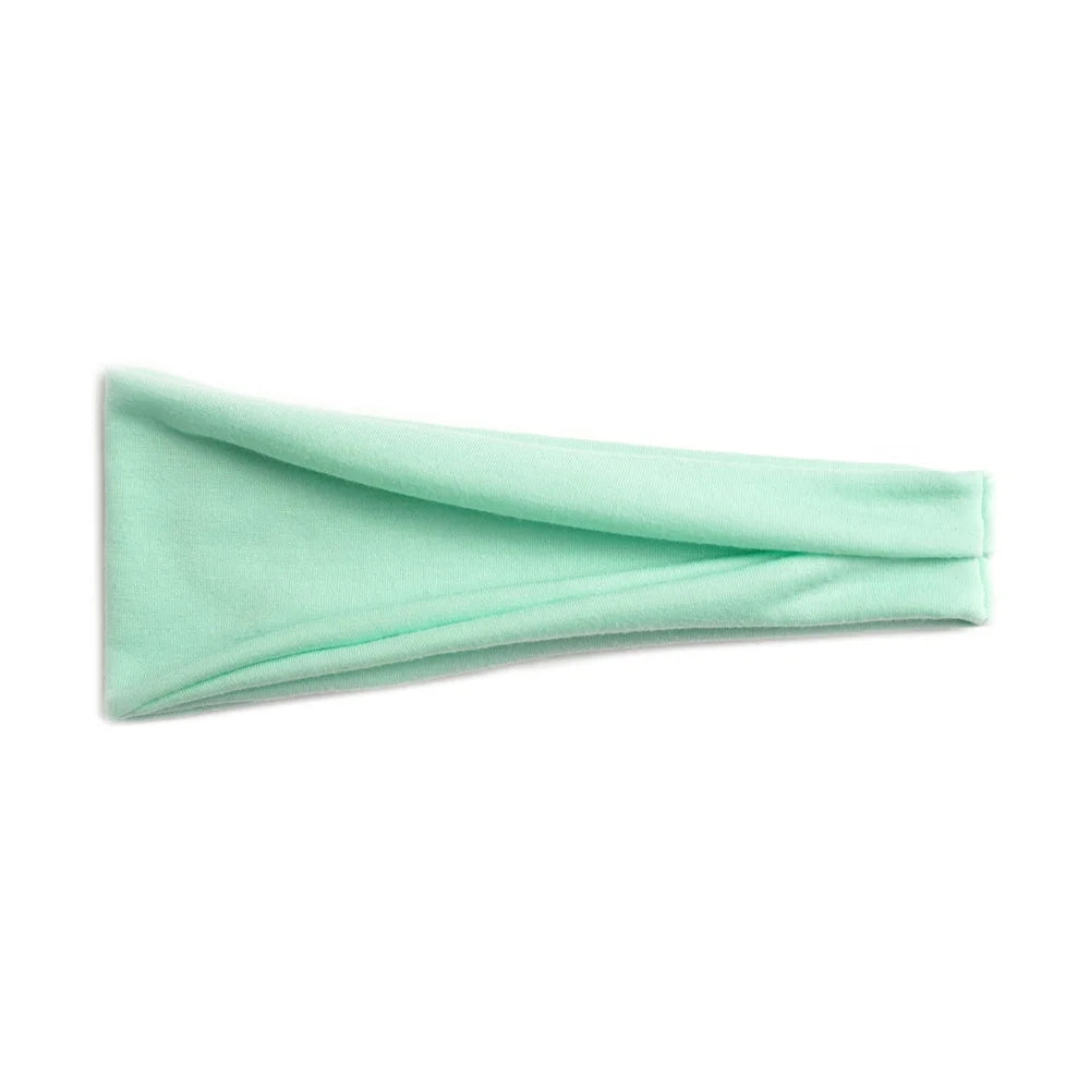 Women Solid Color Wide Elastic Headband Adjustable Cotton Sport Yoga Hair Band Fashion Turban Makeup Hair Hoop Hair Accessories