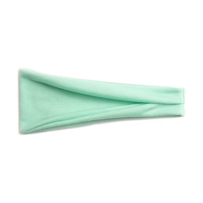 Women Solid Color Wide Elastic Headband Adjustable Cotton Sport Yoga Hair Band Fashion Turban Makeup Hair Hoop Hair Accessories