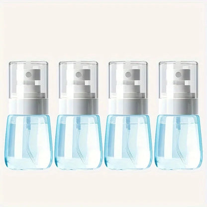 2/4PCS Refillable Spray Bottles 30/60/80ml Alcohol Atomizer Mini Fine Mist Liquid Containers Skin Care Makeup Travel Accessorie