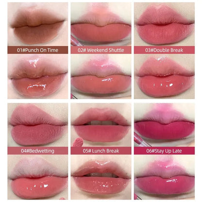 CACE Sexy Red Liquid Lipstick Moisturizing Lip Glaze Tint Long Lasting Matte Lip Mud Waterproof Velvet Lipstick Lips Cosmetics