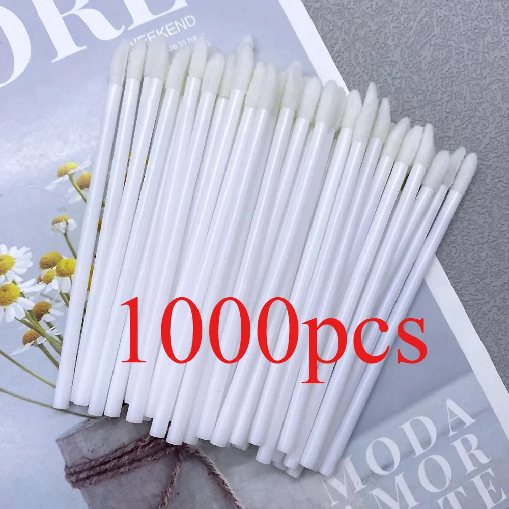Wholesale 100/1000 PCS Disposable Lip Brush Women Accessories Lipstick Gloss Wands Applicator Perfect Best Make Up Tool Hotting