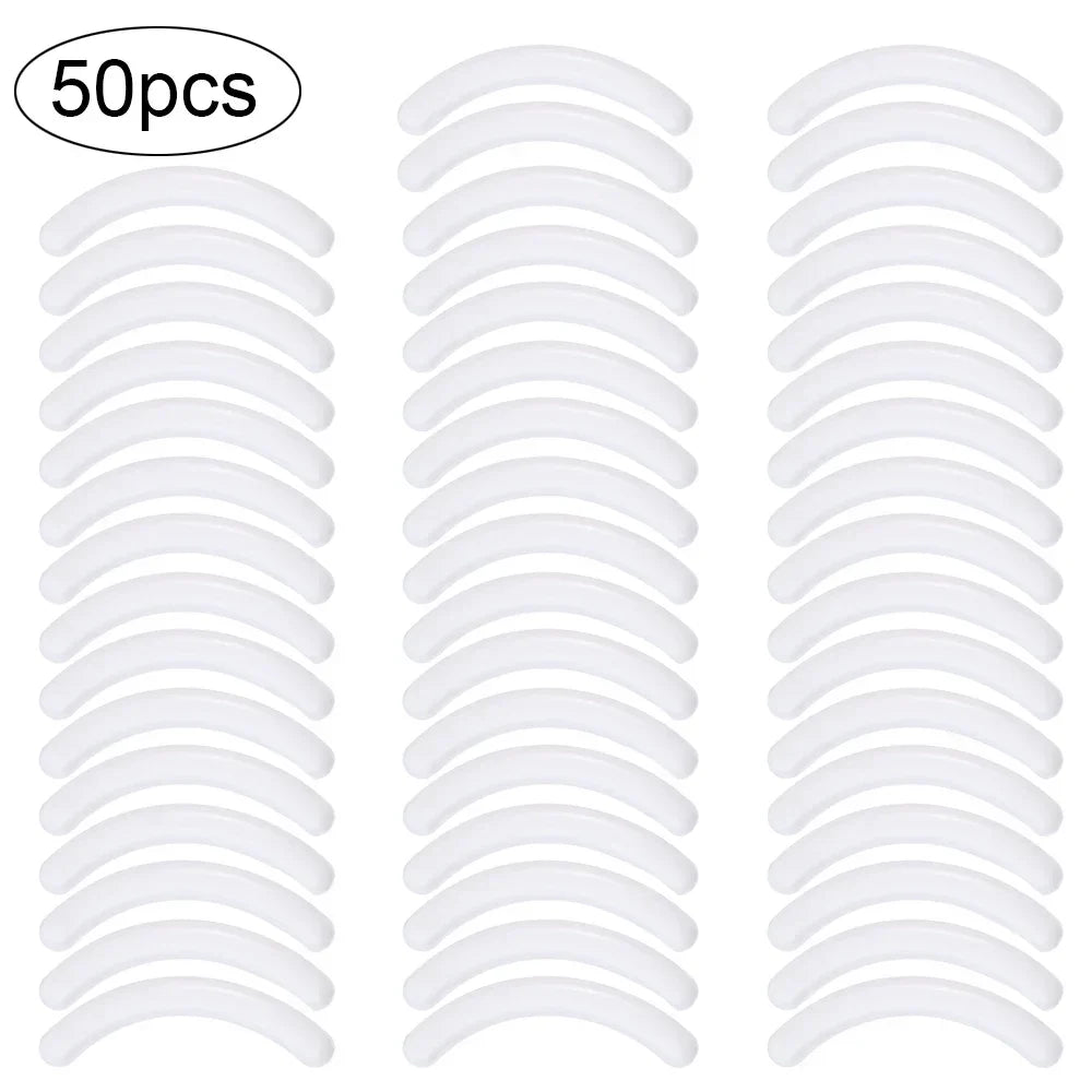 10/20/50PCS Beauty Eyelashes Makeup Curling Styling Tool Eyelash Curler Replacement Pads Women's Lash Rubber Curler Refills Pads