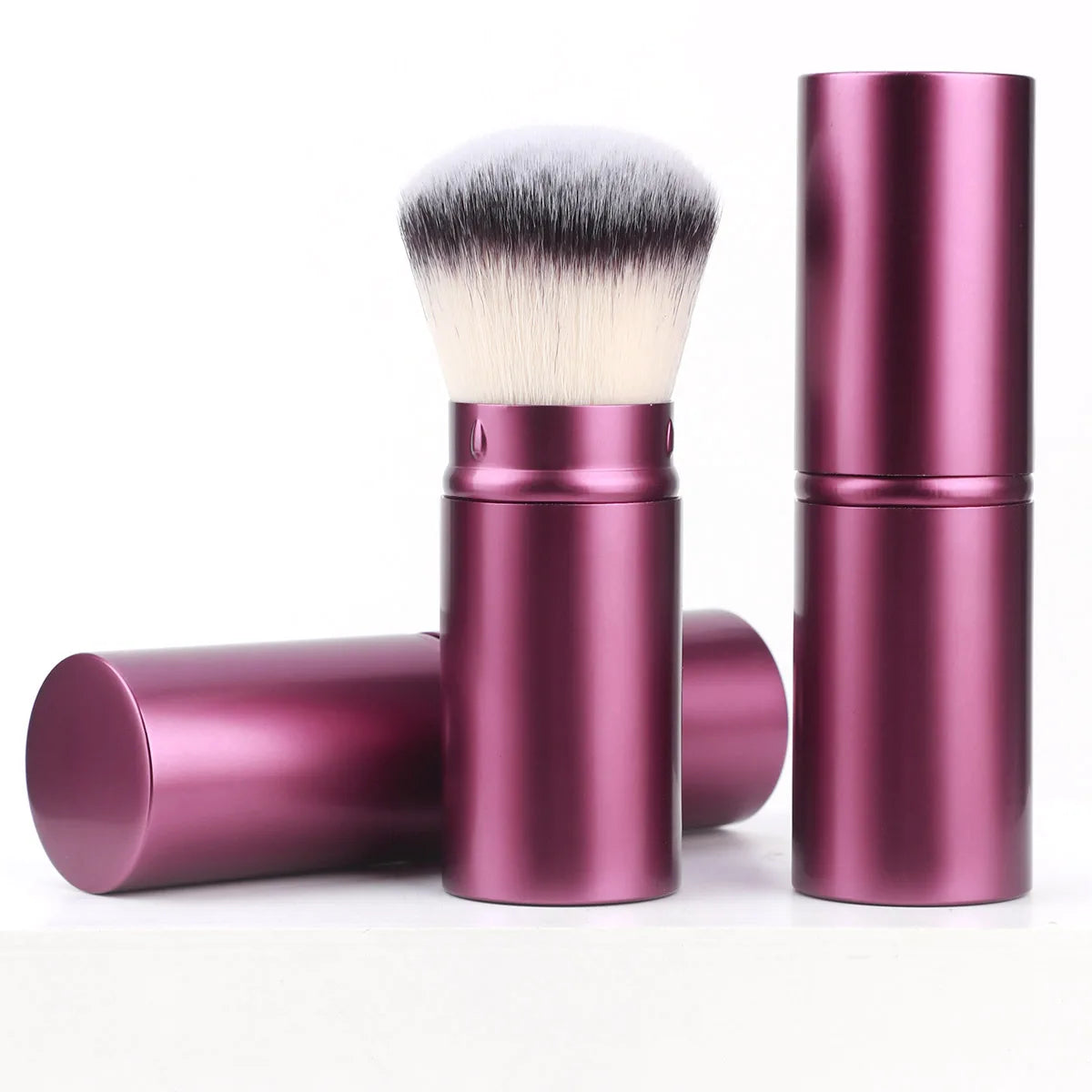 1pcs Professional Makeup Brushes Retractable Blusher Powder Foundation Face Concealer Kabuki Makeup Brush Cosmetic Tools