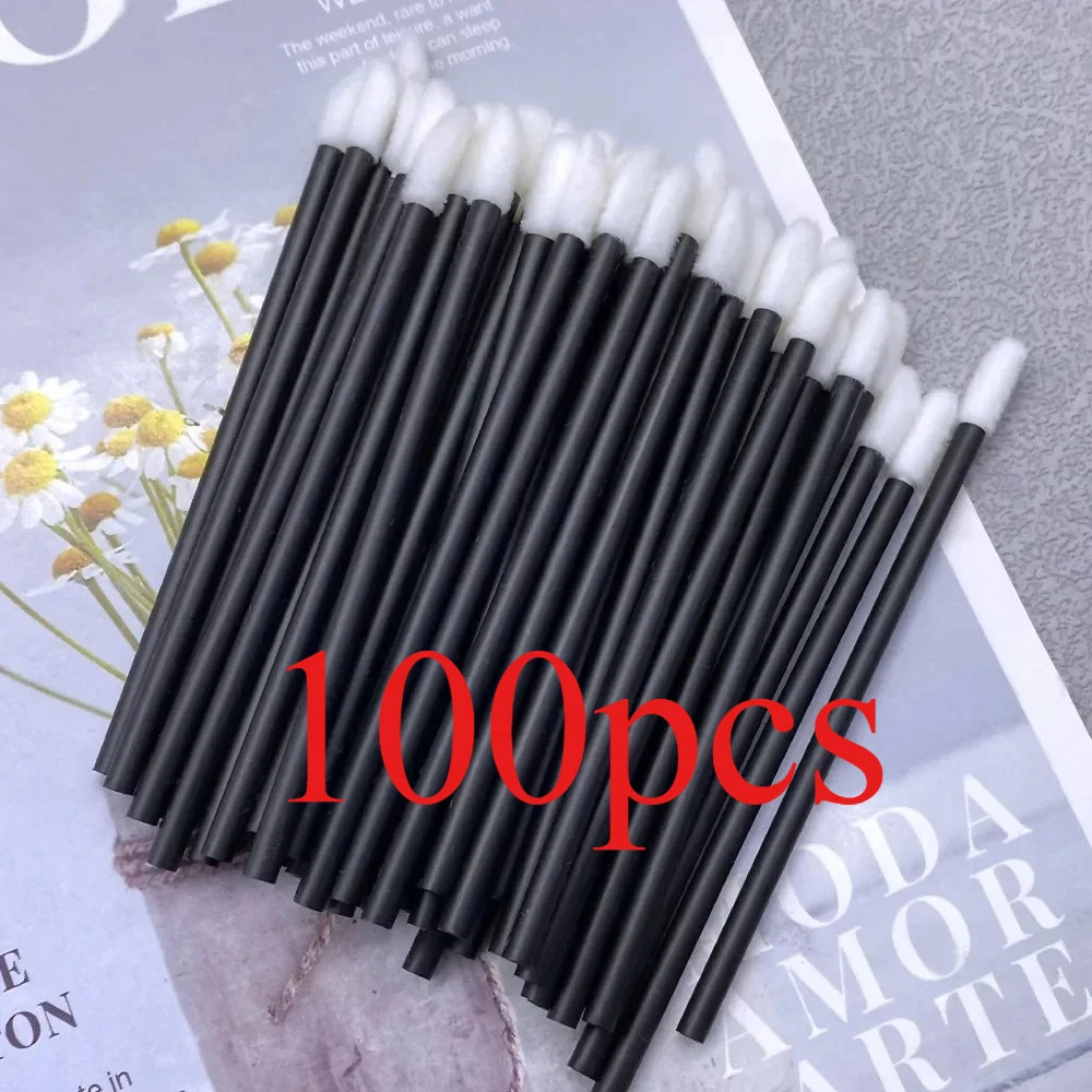 Wholesale 100/1000 PCS Disposable Lip Brush Women Accessories Lipstick Gloss Wands Applicator Perfect Best Make Up Tool Hotting