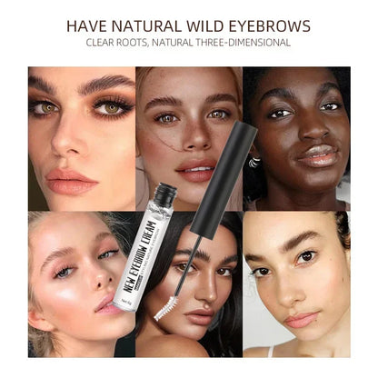 Makeup Eyebrow Gel Transparent Long Lasting Eyebrow Raincoat Repair Liquid Setting Brow Cream Waterproof Mascara Stereotype