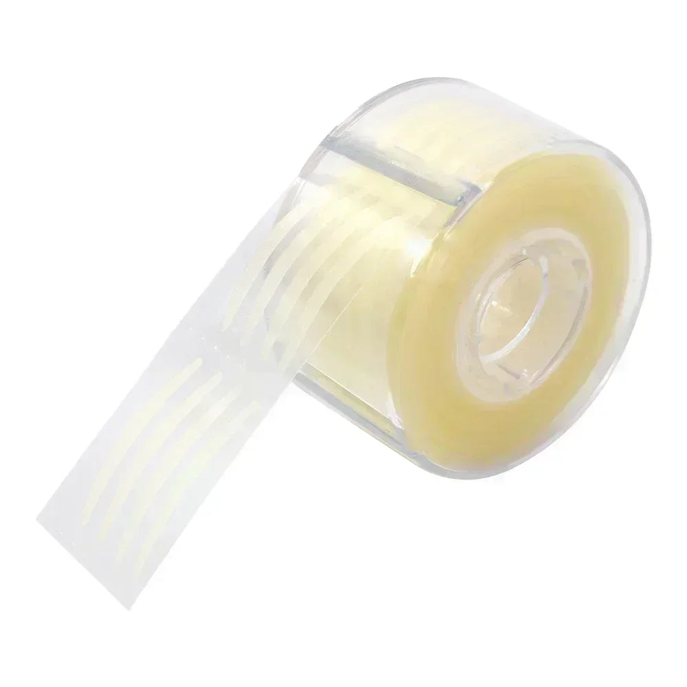 Self-adhesive Double Eyelid Tape Sticker Invisible Lace Mesh Eyelid Paste Natural Strips Olive-shaped Eye Lift Makeup Tools