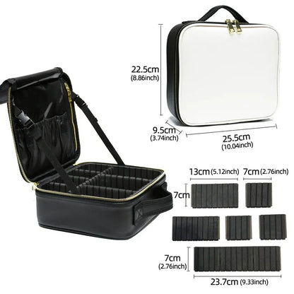 New Makeup Bag For Women Large Capacity Cosmetic Bags Beauty Salon Tattoos Nail Art Tool Bin Case
