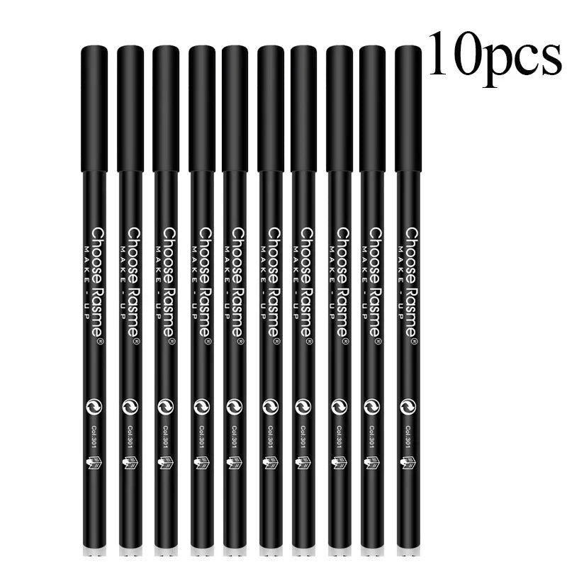 1/5/20pc Lasting Waterproof Liquid Eyeliner Non-fading Smooth Quick Drying Eyeliner Pencil No Ink Leakage Black Eye Liner Makeup