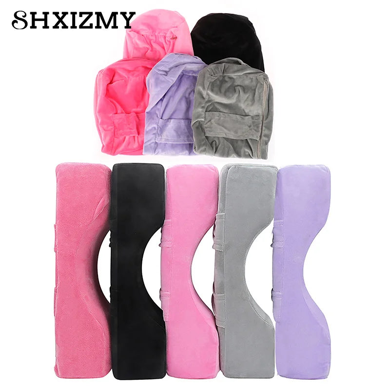 5 Colors Eyelash Extension Pillow  Cover Flannel Grafting Eyelashes Pillows Replace Cover Lash Pillow Cover  MakeUp Too