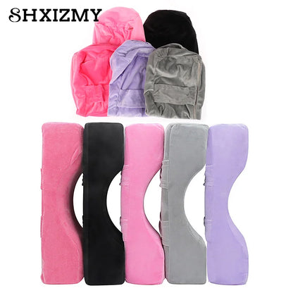 5 Colors Eyelash Extension Pillow  Cover Flannel Grafting Eyelashes Pillows Replace Cover Lash Pillow Cover  MakeUp Too