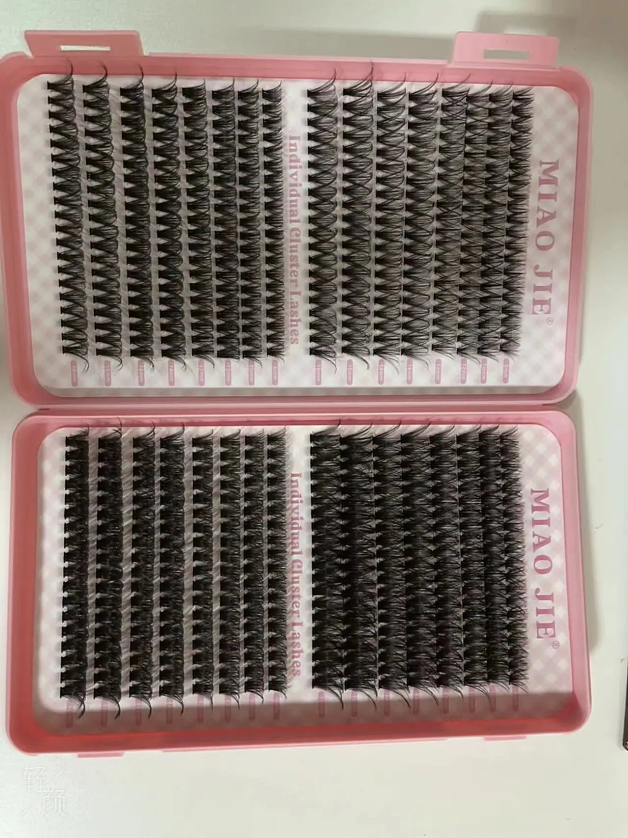 MJ 640pcs 30D/40D/50D/60D Individual Lashes Book Clusters Extensions False Eyelash DIY at Home Cluster Eyelash Extensions Makeup