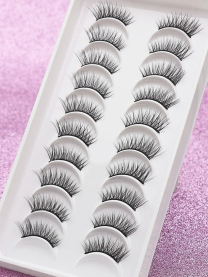 5/10Pairs 3D Mink Lashes Natural Eyelashes Dramatic False Eyelashes Faux Cils Makeup Wholesale Fake Eyelash Extension maquiagem