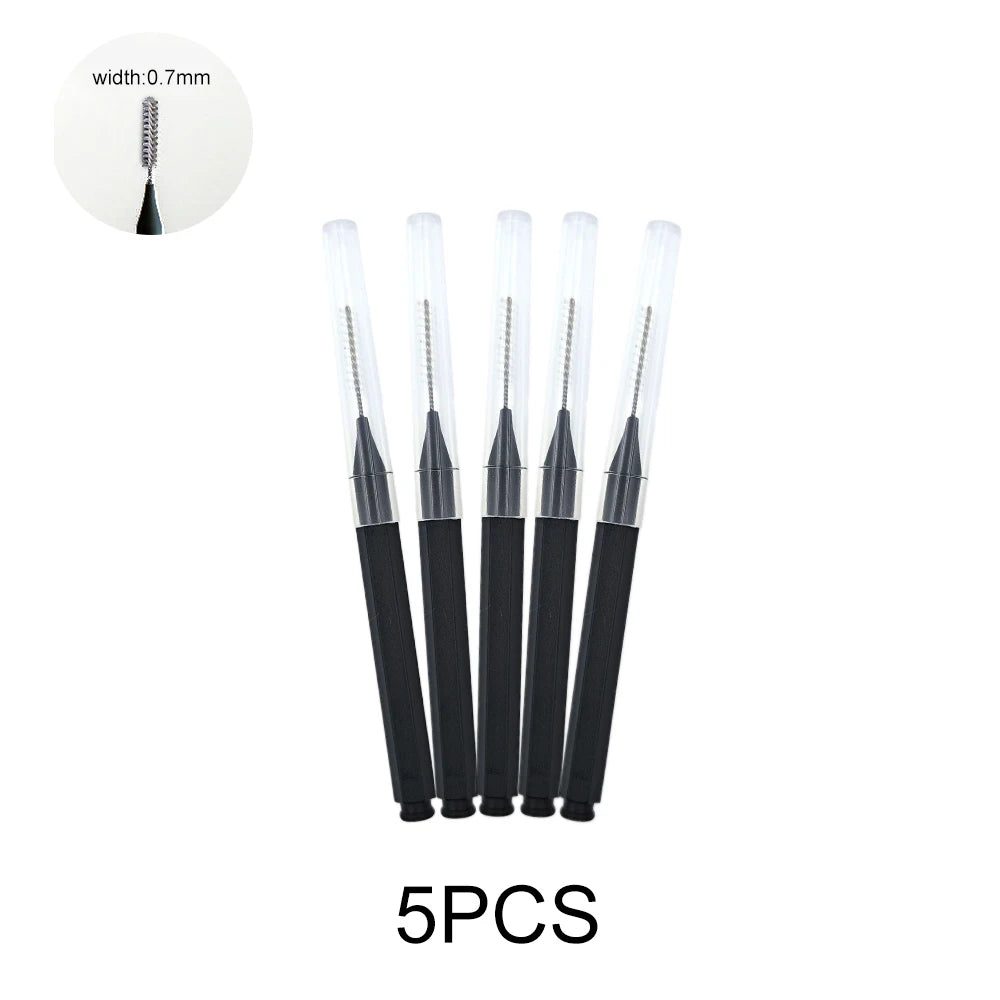 5/10/50PCS Mini Eyebrow Brush Brow Perm Brush Disposable Brow Lifting Brush Bendable Micro Eyelash Brush  Applicator Makeup Tool