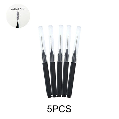 5/10/50PCS Mini Eyebrow Brush Brow Perm Brush Disposable Brow Lifting Brush Bendable Micro Eyelash Brush  Applicator Makeup Tool