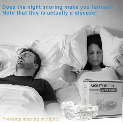Adjustable Anti-Snoring Mouth Guard Mouthpiece Bruxism Snoring Stopper Sleeping Device Improve Sleep Comfortable Fit