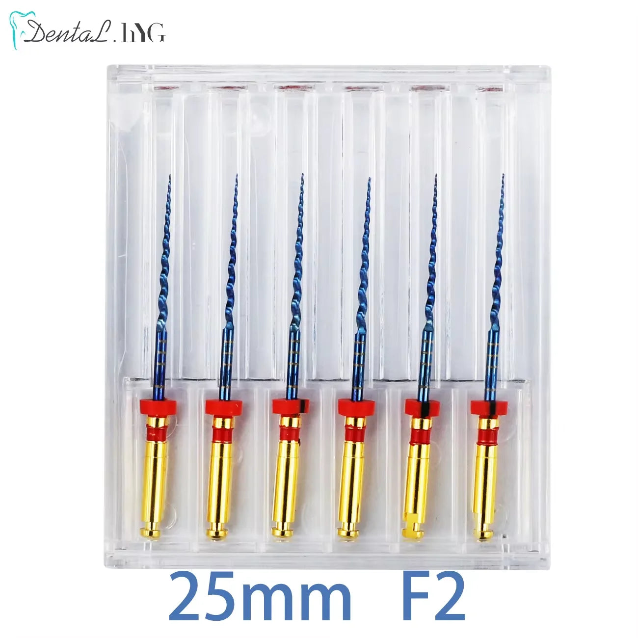 Dental Root Canal File Gold Endo Rotary Super Files Golden Endodontic Files 21mm 25mm Nickel Titainium Instrument Dentistry