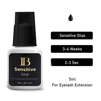 1 Bottle Original IB Super Plus Glue for Eyelash Extensions 5ml Korea Professional IB Gold Wine Red Cap Glue Makeup Tools Shop