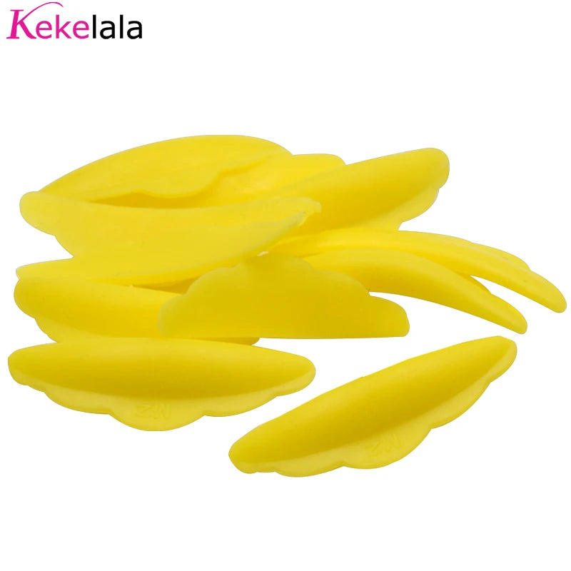10Pcs Reusable Eyelash Lifting Kit Silicone lamination Pad Eyelash Perm Rods 3D Eyelashes Extension Curler Pad Makeup Tool
