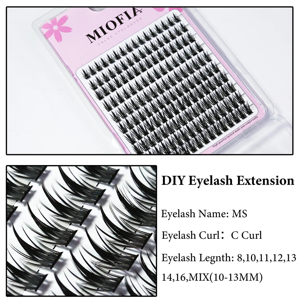 1 box/160 bunches Mink Eyelashes 3D Russian individual Eyelash cluster Natuaral Eyelash Extension Makeup Tools Lashes Wholesale