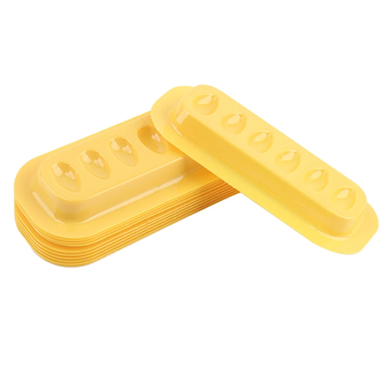100pcs Disposable Eyelash Extension Glue Holder Pallet Gasket Lash Adhesive Container Tray Eyes Pad Long Strip Makeup Tool