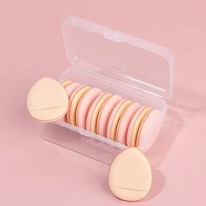 5/10Pcs Mini Finger Puff Foundation Small Air Cushion Powder Sponge Face Concealer BB Cream Cosmetic Applicator Makeup Tools