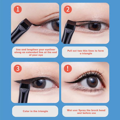1/2pcs Blade Makeup Brushes Eyebrow Eyeline Brush Angled Flat Finer Cosmetic Brush Professional Liner Brow Make Up Tool