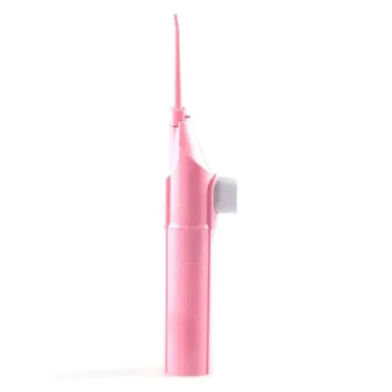 1PC Portable Electric High-Pressure Water Flosser Manual Pulse Jet Dental Teeth Gums Cleaner Deep Cleaning Oral Irrigator