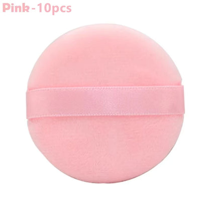 5/10Pcs Round Makeup Sponges Cosmetics Tools Soft Velvet Powder Puff Blender Sponges Facial Foundation Puffs Make Up Accessories
