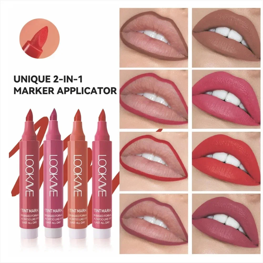 Plump Liquid Lipliner Pen Lasting Lipstick Marker Stick Waterproof Moisturize Matte Nude Red Contour Tint Lipgloss Tattoo Makeup