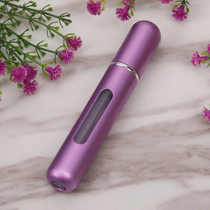 8/10ml Mini Portable Refillable Perfume Bottle Atomizer Pump Aluminum Spray Bottle Cosmetic Container Travel Makeup Tools