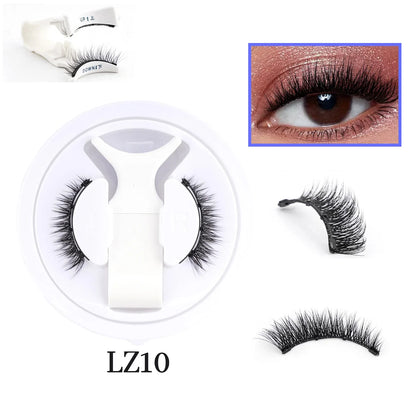 New Magnetic Eye Lashes With Winged Ends Soft Reusable Magnetic Lashes Natural Look 3D False Lashes Makeup With Magnet Tool