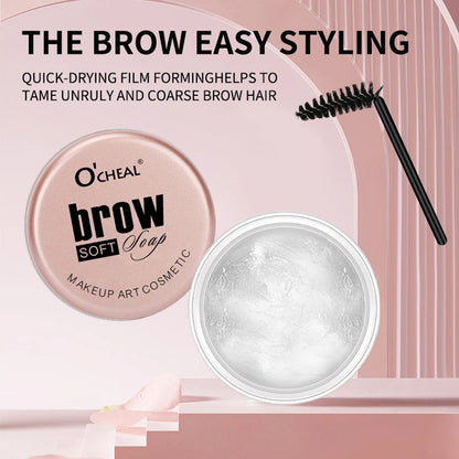 Eyebrow Styling Gel 3D Feathery Wild Brow Wax Waterproof Long Lasting Easy To Wear Shaping Eyebrows Makeup Sculpt Soap Cosmetics