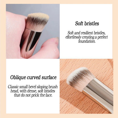 Concealer brush, dark circles, tear troughs, precision concealer brush, flat head concealer brush