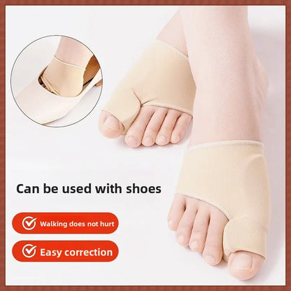 Hallux valgus orthosis shoe-wearing big toe phalanx protrusion toe separation correction magical device separated foot protector