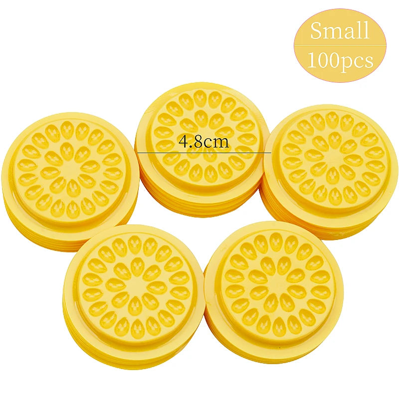 20/100pcs Eyelash Glue Stand Holder Eyelash Extension Supplies Adhesive Pallet Plastic Gasket Eye Lashes Glue Pads Makeup Tool