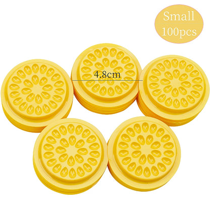 20/100pcs Eyelash Glue Stand Holder Eyelash Extension Supplies Adhesive Pallet Plastic Gasket Eye Lashes Glue Pads Makeup Tool
