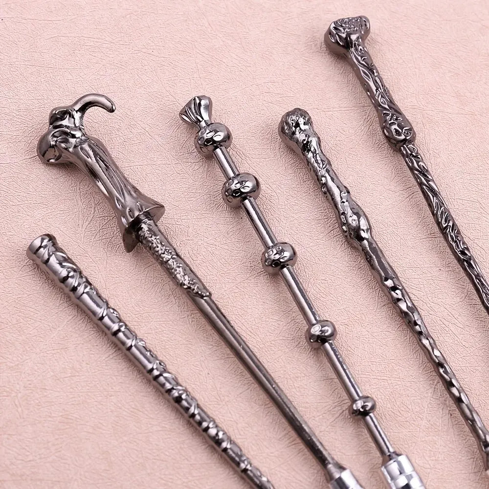 5PCS Makeup Brush Wand Set Professional Style Brushes with Soft Bristle and Metal Handles Perfect for Eyeshadow Powder Makeup