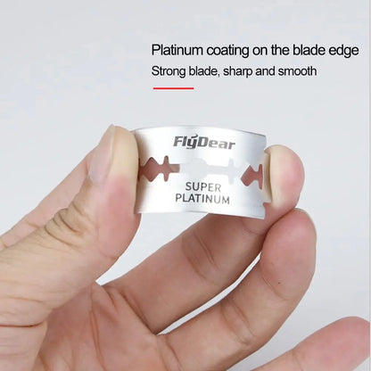 Old-fashioned double-sided razor blades Old-fashioned razor blades Manual razor blades Men's shaving razor blades