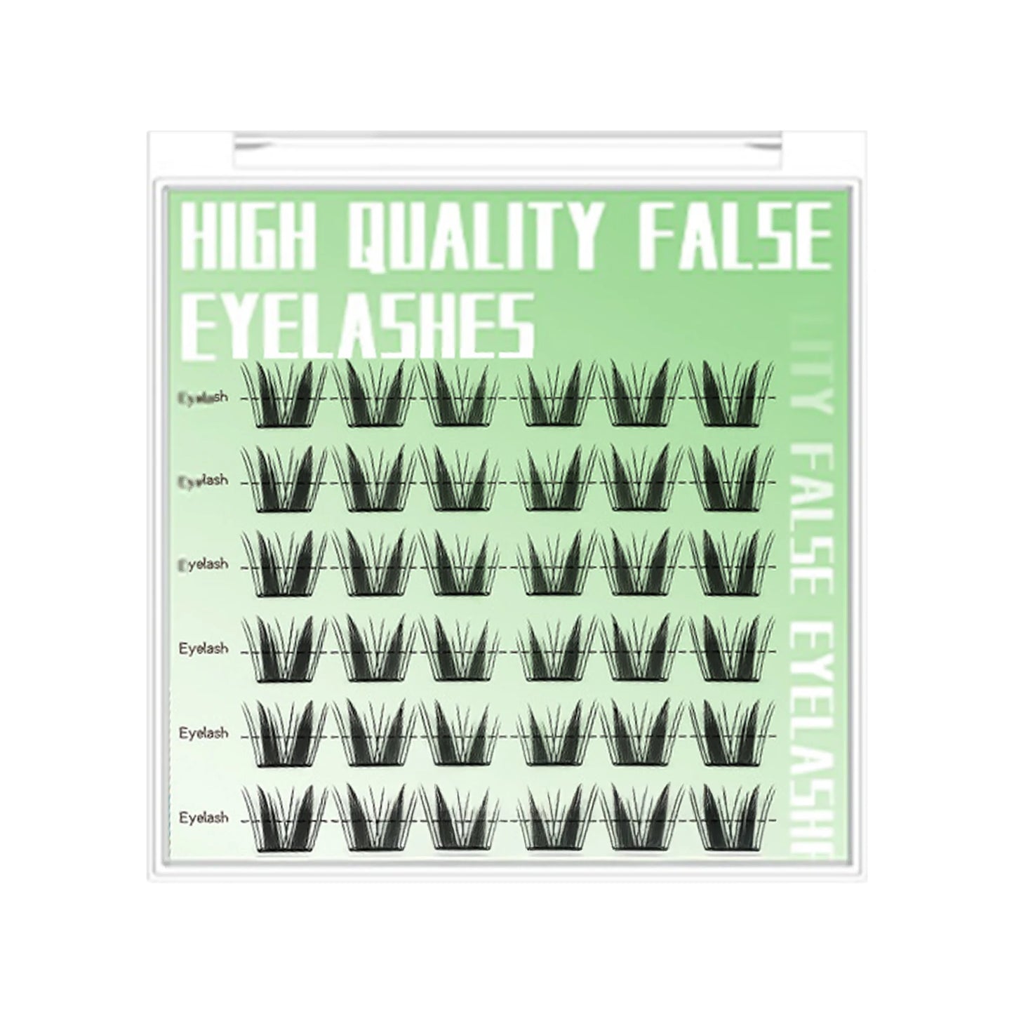 Little Devil false eyelash extenstions korean style Natural Wispy Lashes Individual clusters eyelashes For women makeup Salon