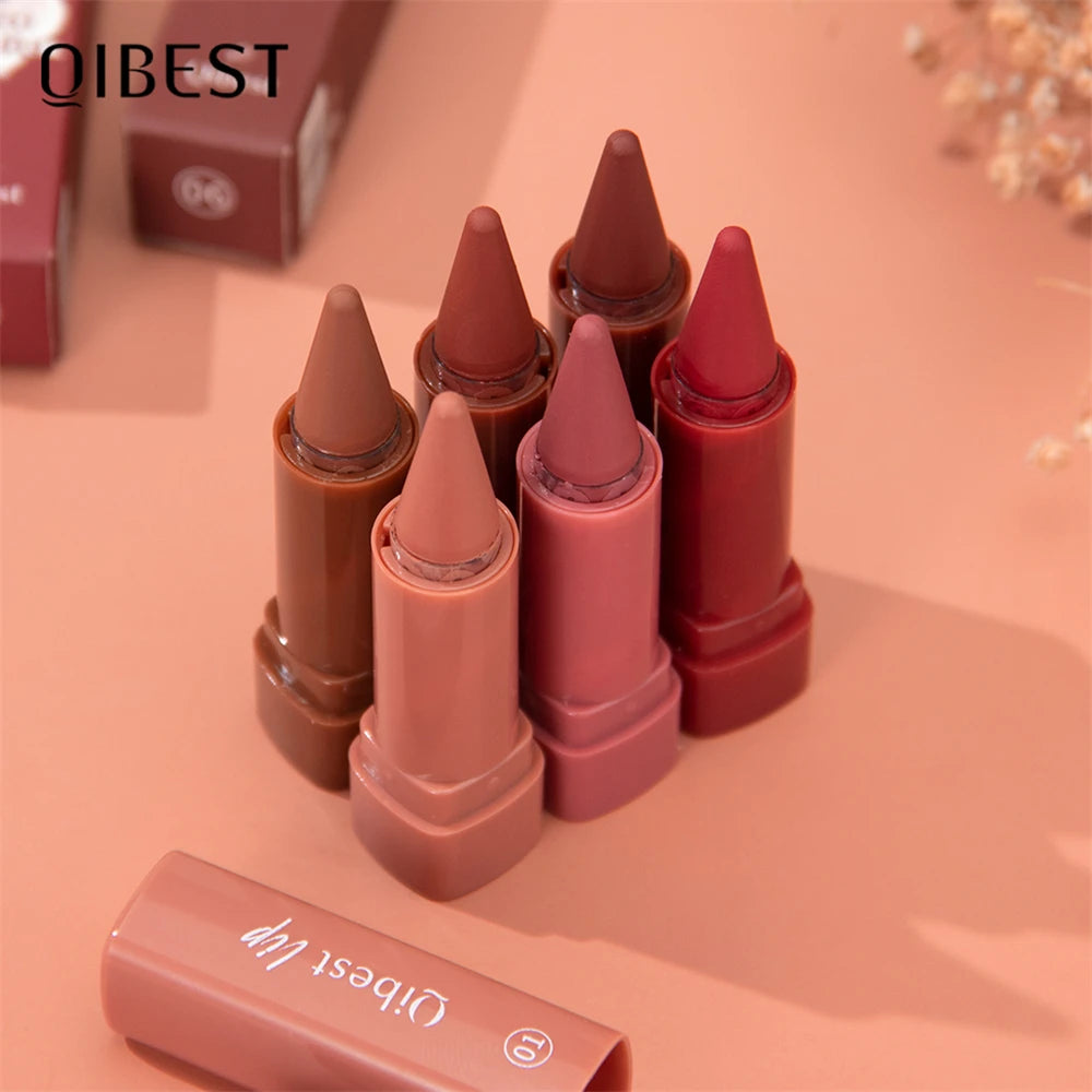 Lipstick Contouring Pencil Lip Liner 6 Color Velvet Matte Waterproof Long Lasting Smudge Proof Lip Stick Lips Makeup Cosmetic