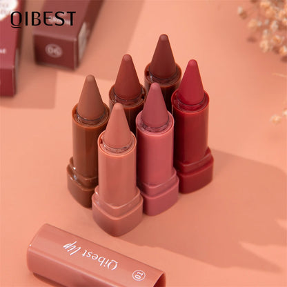 Lipstick Contouring Pencil Lip Liner 6 Color Velvet Matte Waterproof Long Lasting Smudge Proof Lip Stick Lips Makeup Cosmetic